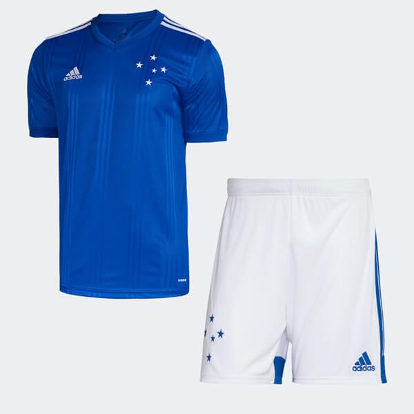 Camiseta Cruzeiro Replica Primera Ropa Niños 2020/21 Azul